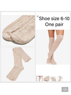 Pudus Sweater Socks One Pair NWT